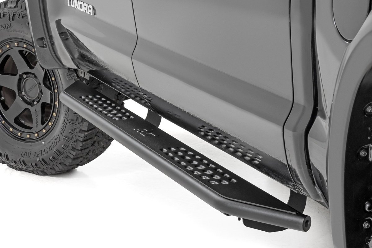 Toyota Tundra Running Boards - Side - Rough Country - OV2 - '07-'21